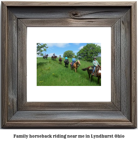 family horseback riding near me in Lyndhurst, Ohio